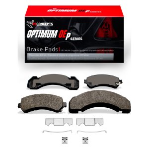 Chevrolet C3500 Brake Pads - Front + Rear - R1 Concepts - Optimum OE - `73-`00